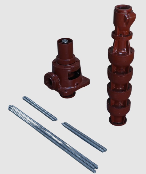 Vertical Turbine Pump for Deep Well Irrigation & Industrial Water Supply, Multi-Stage High Head Low NPSHR Design, Stainless Steel Construction, Efficient for Agriculture Municipal Dewatering & High Flow Applications